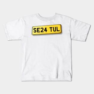 SE24 TUL Tulse Hill Number Plate Kids T-Shirt